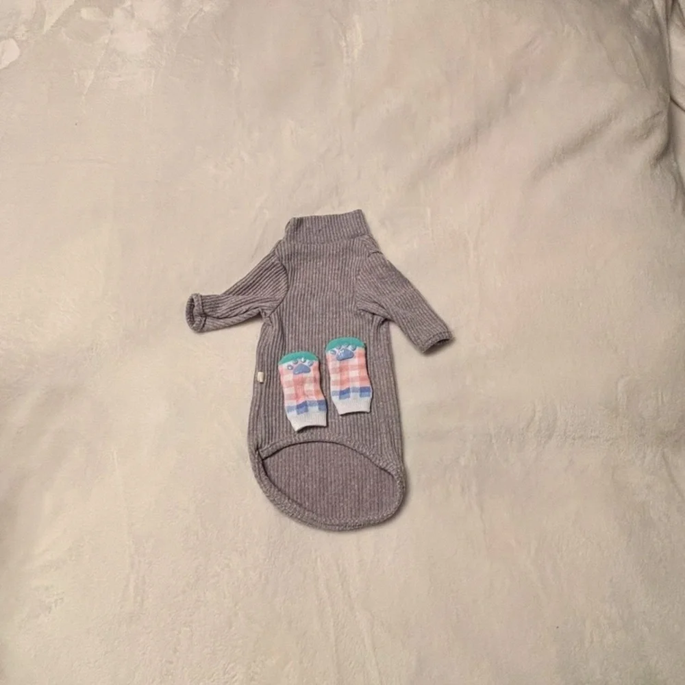 Size XS cat shirt and cat socks